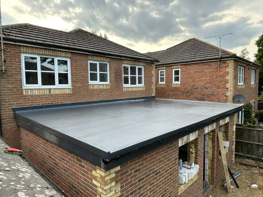 GRP flat roof